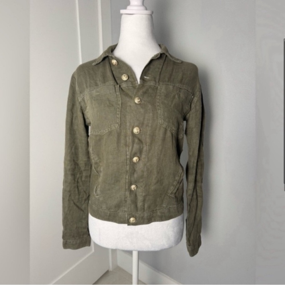 L'AGENCE Olive Button Down Shirt - Picture 3 of 9